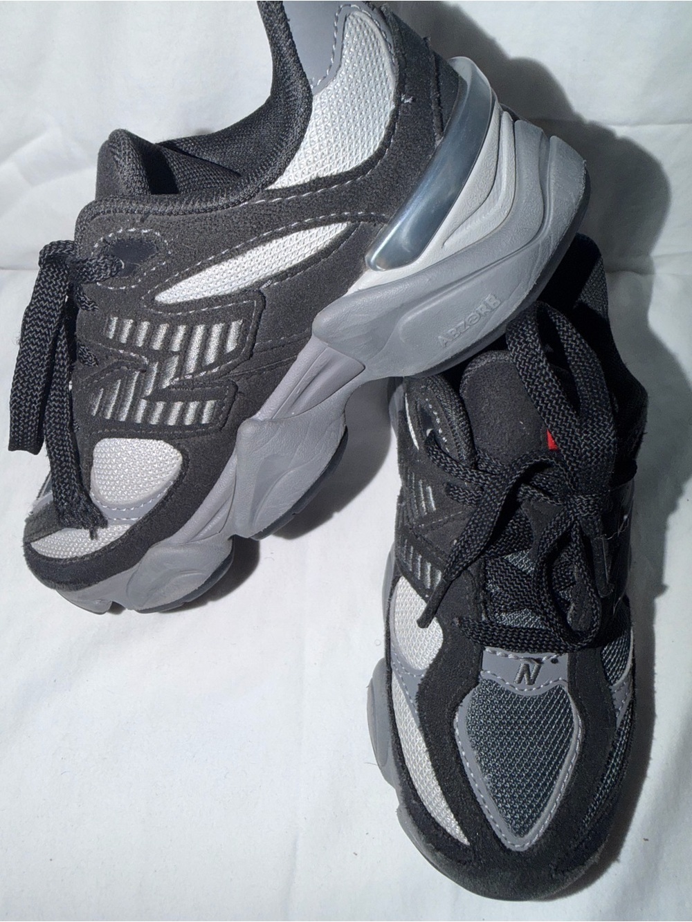 Kids New balance 9060 and Gray Athletic Sneakers - Lightweight Comfort